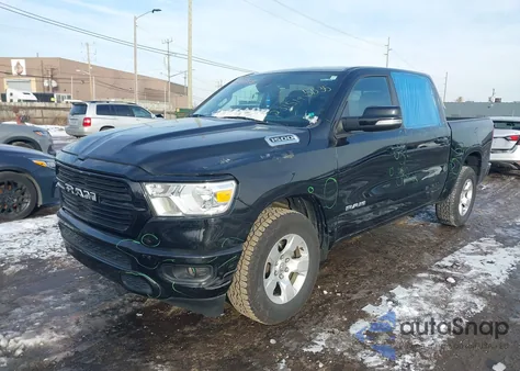 2020 Ram 1500 Big Horn 4X4 5'7 Box из США, поврежденный, VIN 1C6RRFFG7LN231514